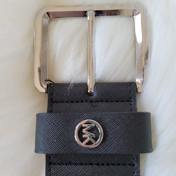 Michael Kors Womens Thick Elasticized Belt Sz S/M Black main image 8